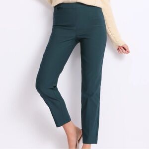 Charlotte Russe Teal Ankle Trouser Pants
